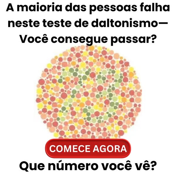 Você Consegue Passar Nestes Testes De Daltonismo? 🎨